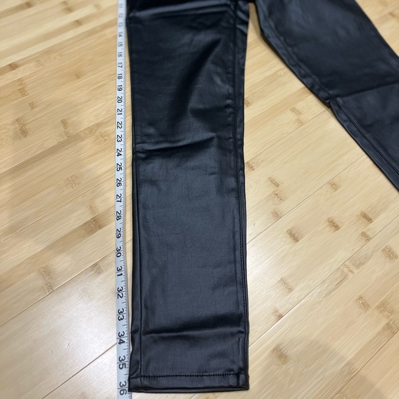 NWT Faux Leather Look Social Standard Skinny Ankle Jeans, Sz 6 - Picture 16 of 16